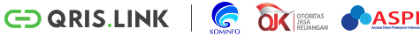 QRIS.LINK and accreditation partners: KOMINFO, OJK, ASPI